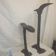 Pair Cast Iron Shoemaker/Cobbler Shoe Last An...