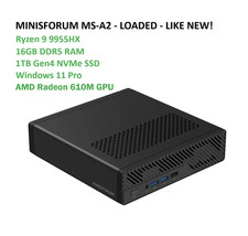 MINISFORUM MS-A2 Mini PC - AMD Ryzen 9 9955HX - 1TB Gen4 SSD - 16GB RAM - WIN 11