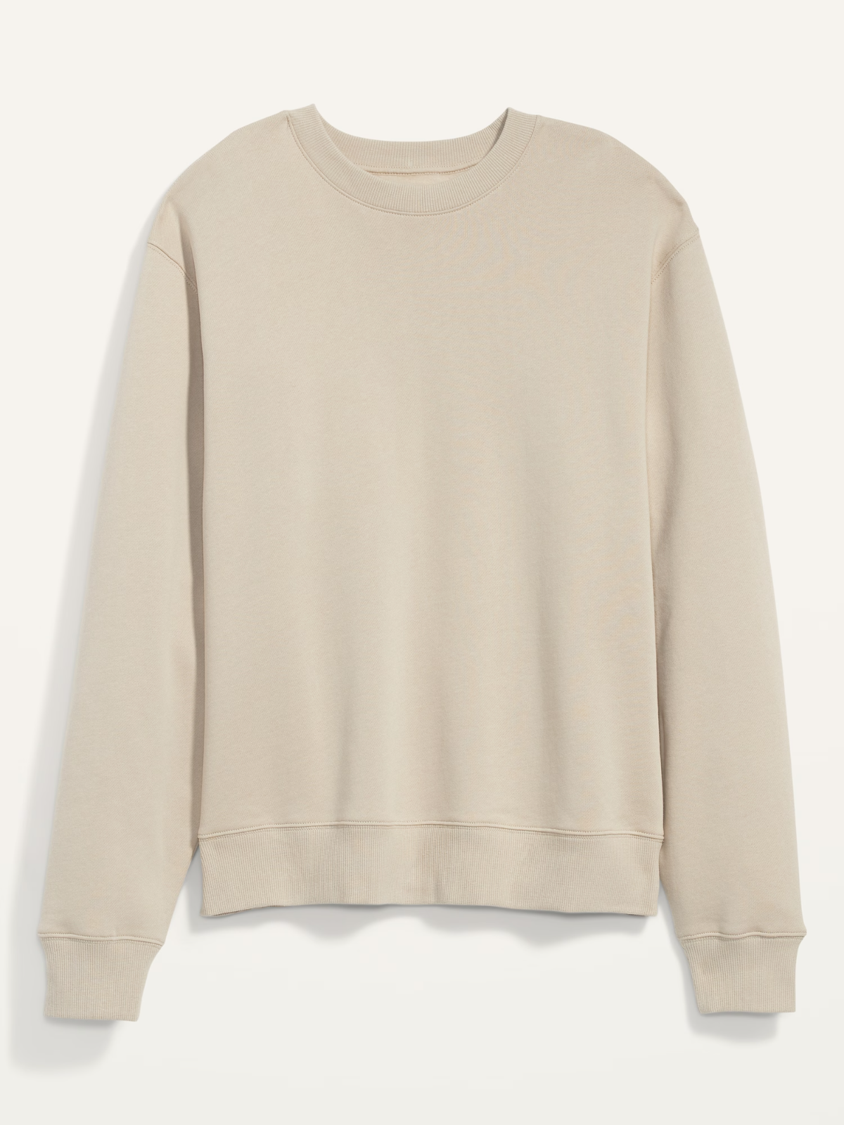 Old Navy Loose Rotation Crew-Neck Sweatshirt Beige - M - BNWT