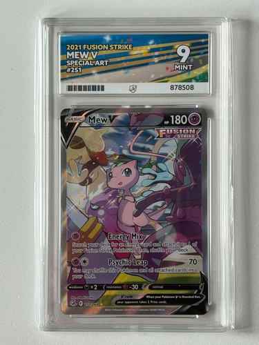 Mew V graded ACE 9 for sale on eBay