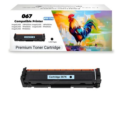 1 or 4 BKCMY Toner for Canon 067 imageCLASS MF656Cdw LBP632Cdw MF653C WITH CHIP
