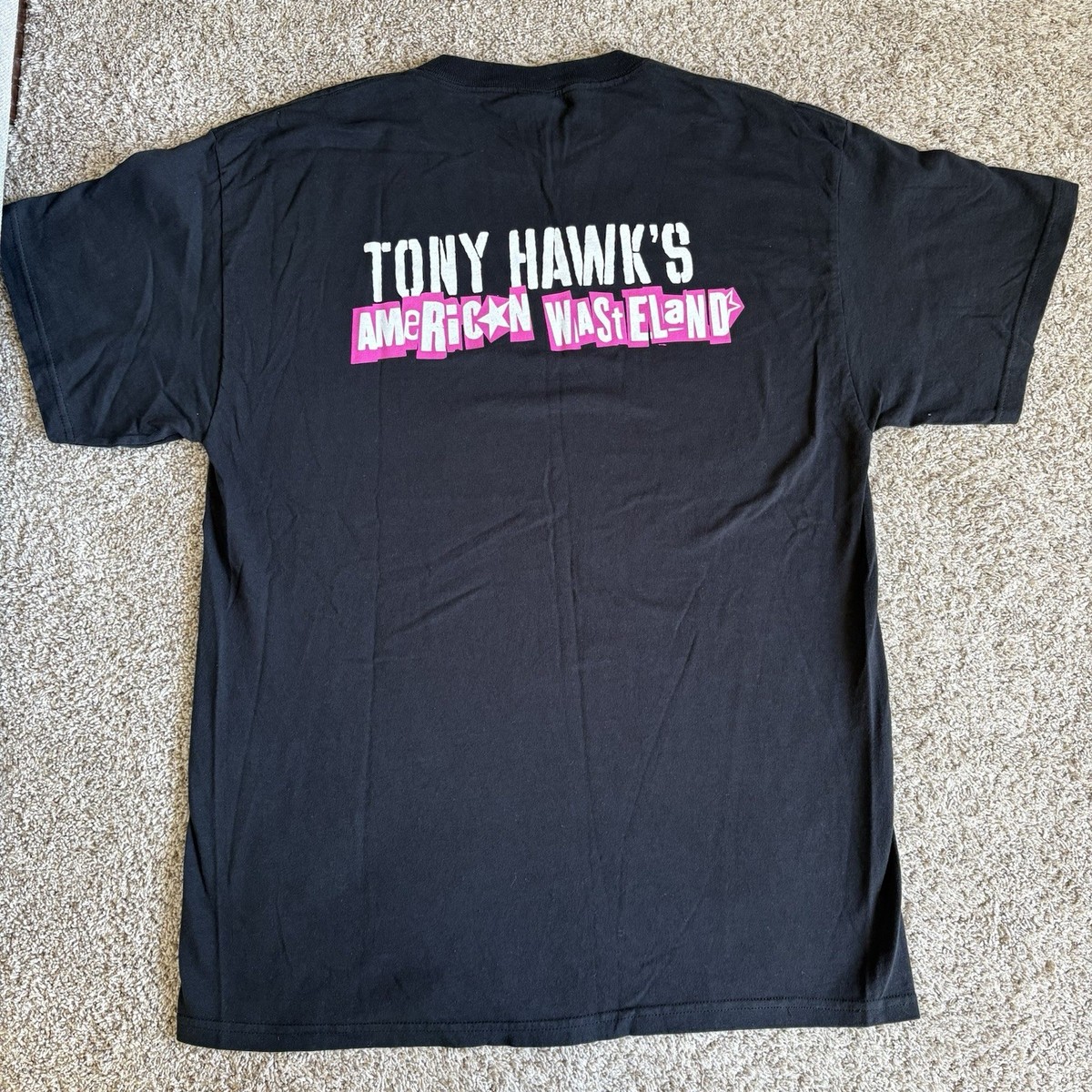 Tony Hawk's American Wasteland Soundtrack Videogame Promo Tee Size