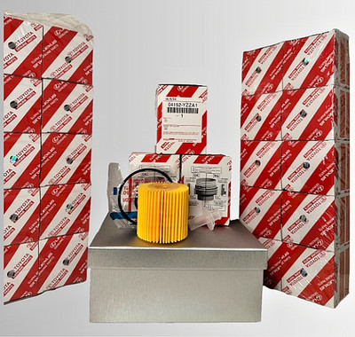 10 PACK TOYOTA LEXUS SCION OEM ENGINE OIL FILTER 04152-YZZA1