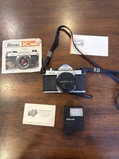 Pentax K1000 Vintage 35mm SLR Camera with SMC Pentax-M 50mm Lens - Part Tested