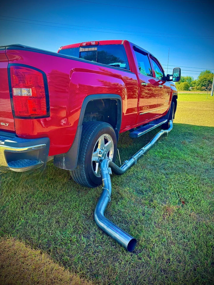 Kit de tubulação de escape 4" 2011-2015 Chevy GMC 2500 3500 6,6L Duramax 409 SS - Imagem 2 de 4