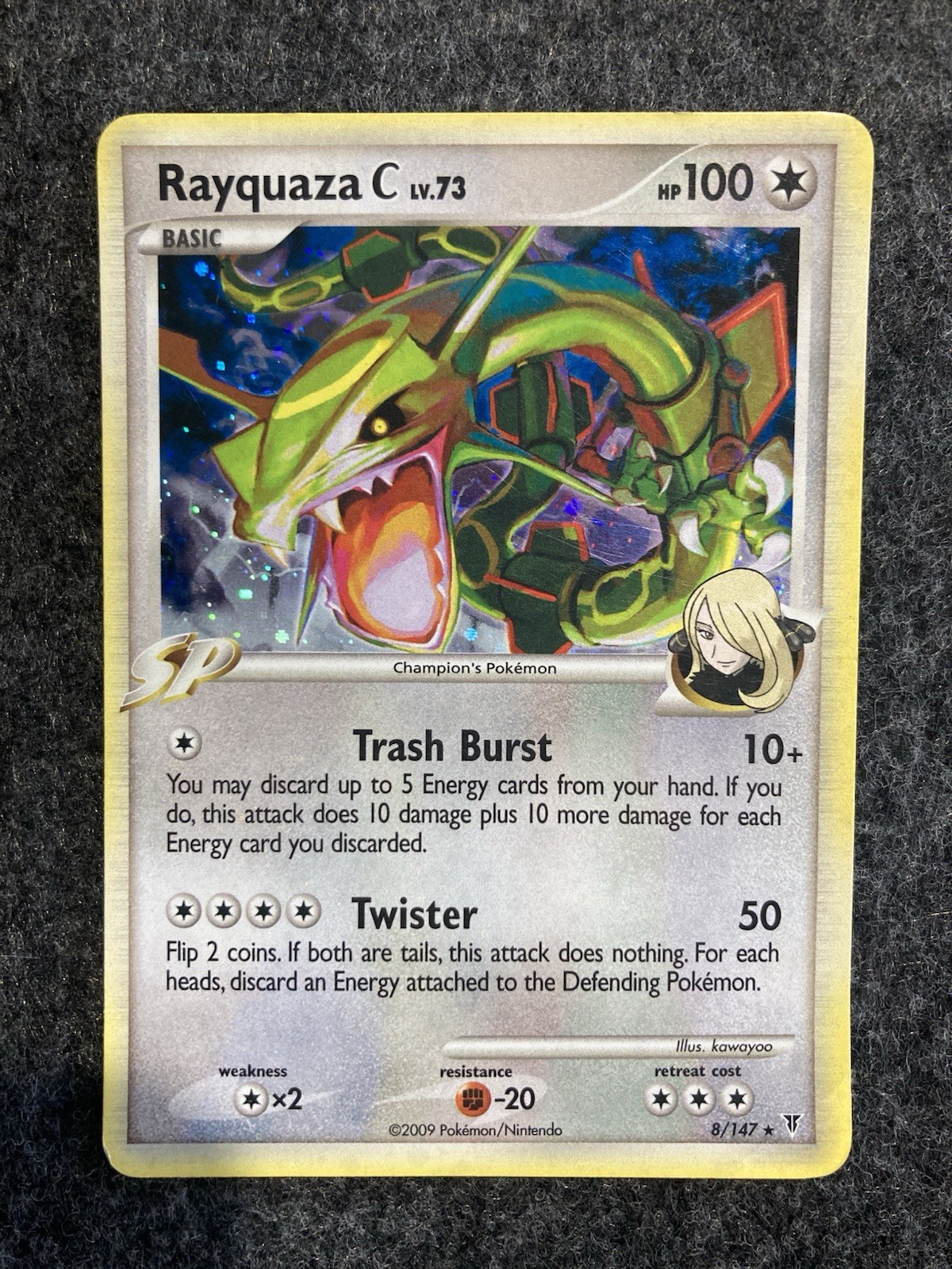 Pokémon TCG - Rayquaza C (8/147) Supreme Victors - Holo - NM/LP