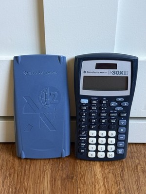Texas Instruments TI-30X IIS Scientific Calculator   Dual Power   w/ Slide Case