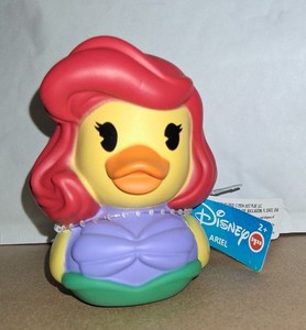 Disney Little Mermaid Princess Ariel Rubber Duck Duckie Ducky Duckalooz 
