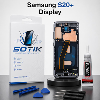 Für Samsung Galaxy S20 Plus G985F G986B (OLED) LCD Display Rahmen Touchscreen