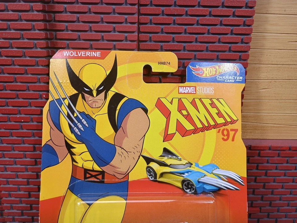 Hot Wheels X-Men 97 Wolverine Character Car NEW Marvel Studios Mattel 2023 - Image 2 of 4