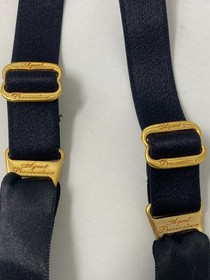 New Agent Provocateur Stevie Black Suspender L/AP4 NWT *DEFECTS*
