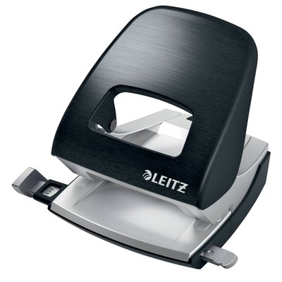 Leitz Locher NeXXt Style 50060094 30Bl Metall satin schwarz