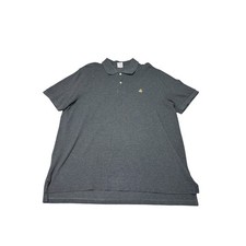 Brooks Brothers Mens XXL Performance Polo Shirt Gray Cotton Original Fit 1818