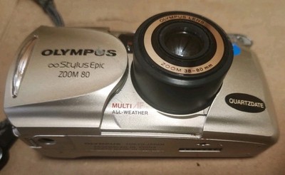 Olympus Stylus Epic Zoom 80 Mju II 35mm Film Point & Shoot Camera [Tested]