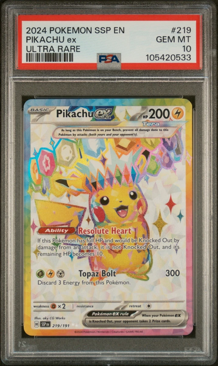 PSA Pokémon Pikachu Individual Cards for sale | eBay