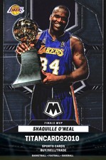Shaquille O'Neal 2021-22 Panini Mosaic FInals MVP Los Angeles Lakers #297