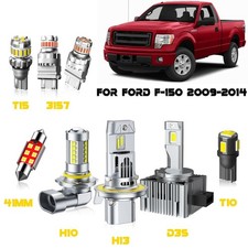 H13 T10 T15 LED Exterior Interior Light Bulbs For Ford F150 F-150 2009-2014