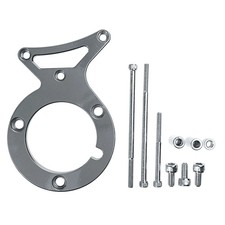 March Performance Power Steering Bracket Silver For Oem Power Steering Pump M...