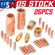 MIG Welding Gun Accessory Kit .035" Tip-Nozzle-Diffuser for Miller M-25/ M-40