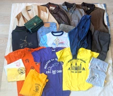 Vintage Clothing Lot 20 Piece Misc. Men's/Youth/Women's 70s-90s Jacket Pants Tee