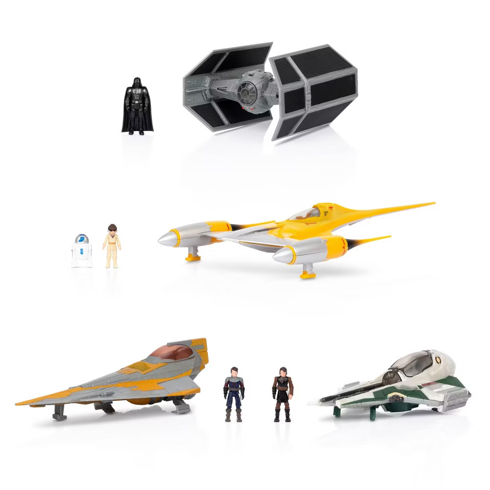 Star Wars Anakin Evolution 5 Vehicle and 4 Figure 7390₽