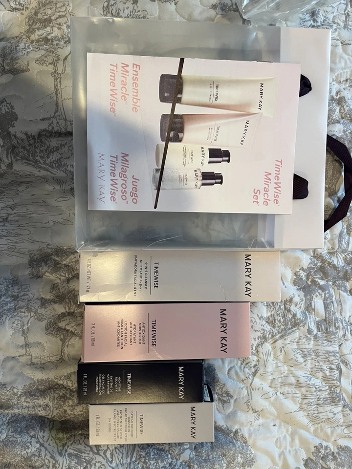 Conjunto Mary Kay Timewise Miracle💕Combinação 2 Oleosos, Novo L@@k Aqui❤️❤️ - Imagem 2 de 4