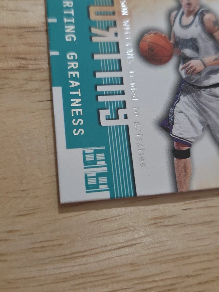 2001-02 Flair Jason William Corte Grandeza Cancha Pelota Doble Reliquia/250 SP Foto 4 de 4