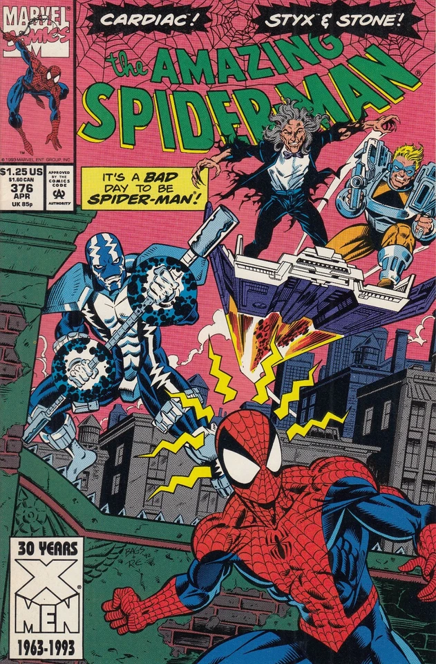Amazing SpiderMan Nr 376 Marvel Comic 1993 - Bild 1 von 1
