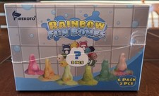 Rainbow Fun Bath Bombs 6 Pack Bath Bomb Toys with Surprises inside, Kid
