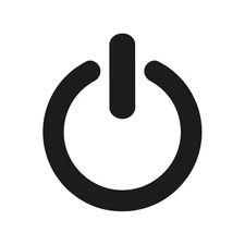 Power button Vinyl Decal Power symbol Sticker