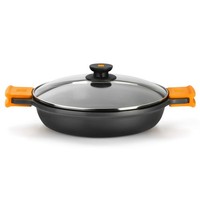 BRA Efficient | Niedriger Kochtopf Mit Glasdeckel Und Abnehmbaren