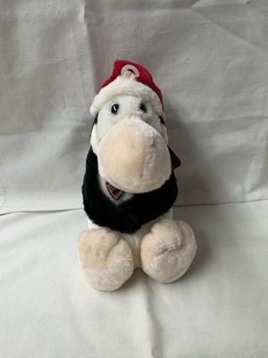 Vintage OPUS Bloom County Plush 8  Santa Christmas Penguin 1994 