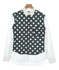 BLACK COMME des GARCONS Casual Shirts WhitexBlack(Dot Pattern) L 2200654364017
