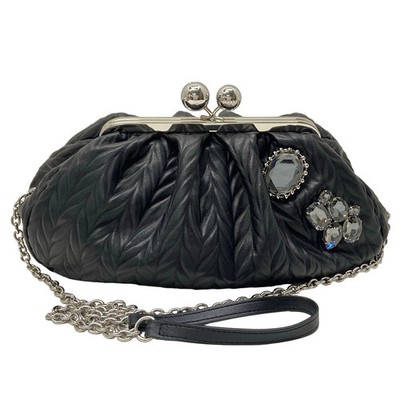 Max Mara WEEKEND - Black Leather Shoulder Bag