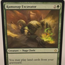 Magic: The Gathering Ramunap Excavator Green Rare Creature Hour of Devastation …