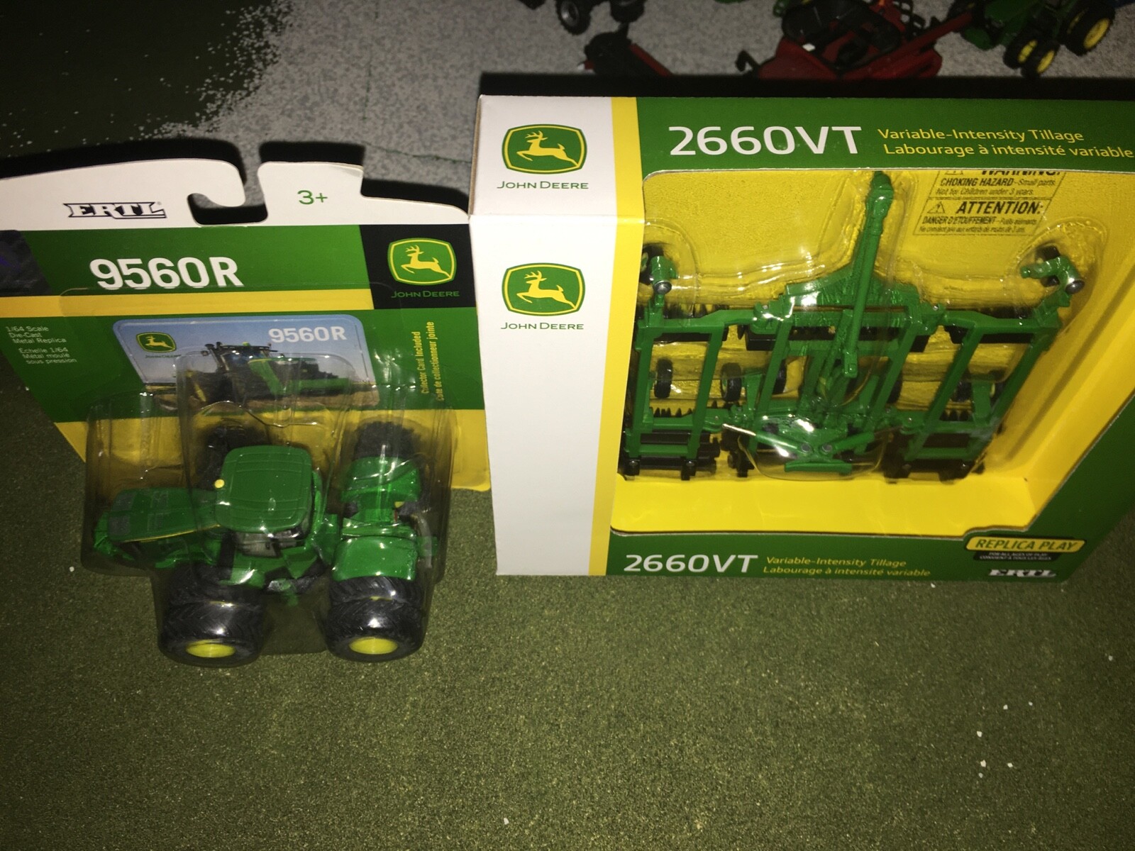 1 64 Ertl John Deere 9560r 4wd Tractor 2660vt Variable Intensity Tillage Ebay