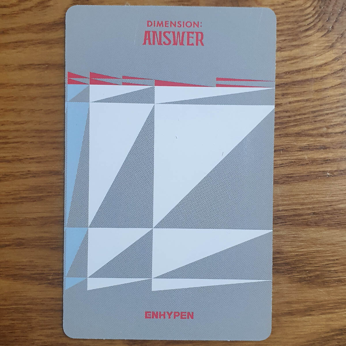 Heeseung Official Photocard Enhypen Dimension : Answer Genuine