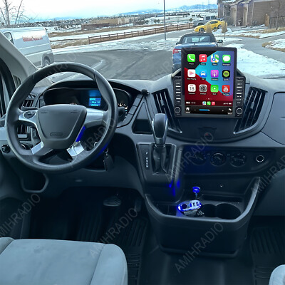 9.7'' Carplay Car Stereo Radio For Ford Transit 150 250 350 2015-2019 Android 14