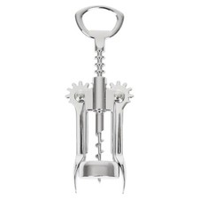 Premium Chrome Twin Lever Corkscrew Wine Bottle Opener