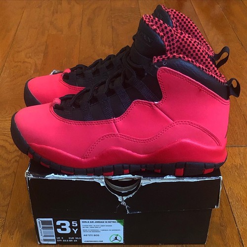 DS Air Jordan 10 Retro GS “Fusion Red 