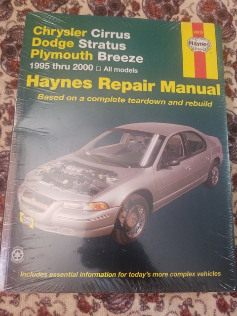 Haynes Repair Manual 25015 Chrysler Cirrus Dodge Stratus Ply Breeze 1995 2000 For Sale Online Ebay