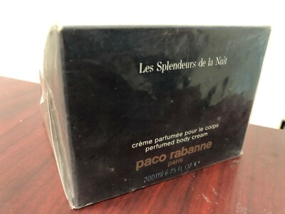 LA NUIT DE PACO RABANNE 6.75 oz / 200 ML Perfumed  Body Cream Sealed Box