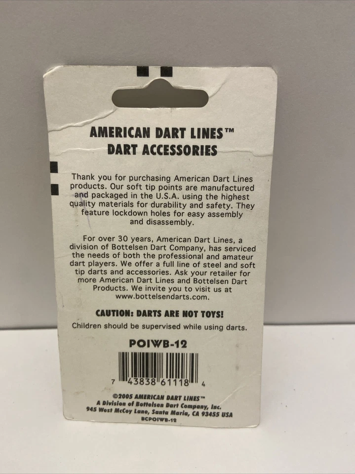 American Dart Linen 2005 Bottelsen Dart Company.inc paquete de 50 sellado de fábrica NUEVO Foto 2 de 2