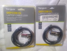DWA - Czarna blokada kabla komputera laptopa Targus Defcon CL (PA410U)