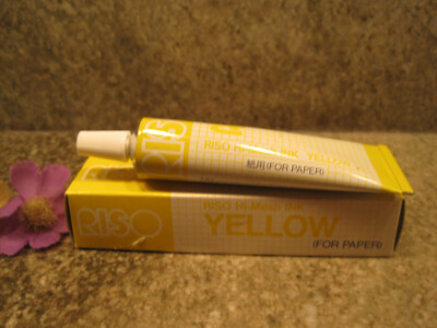 YELLOW - RISO Print Gocco Hi mesh INK for paper Screen printer PG-5 PG-11 PG-10