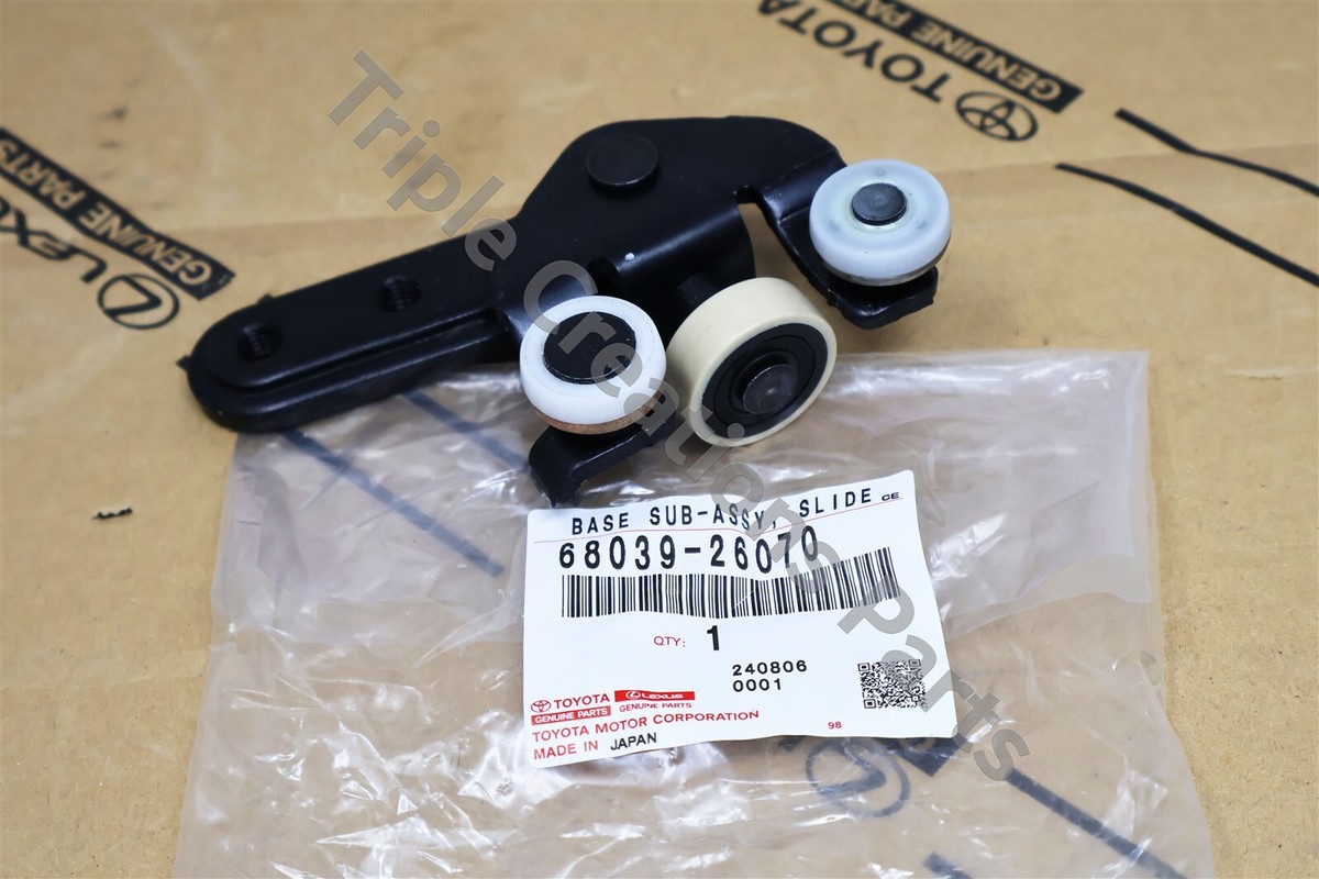 6803926070 Genuine Toyota Base Sub-Assy Slide Door Lower Roller LH