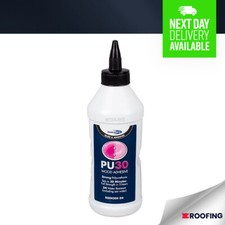 PU30 30 Minute Polyurethane Rapid, Quick Setting Wood Adhesive, Brown - 750g
