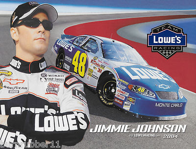 2004 JIMMIE JOHNSON "LOWE'S RACING 7X CHAMP" #48 NASCAR NEXTEL CUP