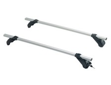 BARRE PORTATUTTO TRASVERSALI LA PREALPINA LP 43  124 cm  CON CHIAVE  MAX 75 KG