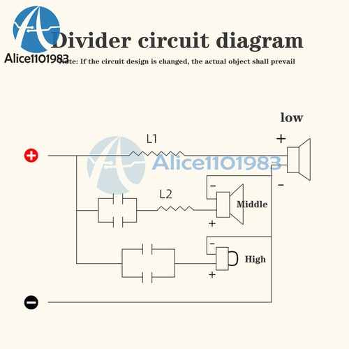 150 W 3-Wege Audio Crossover Board professionelle Lautsprecher Teiler Audio Splitter - Bild 11 von 12